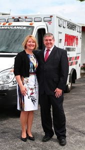 FAMILY HISTORY Shar and Gary Miller have operated Prompt Ambulance Service for the last 15 years, but the company’s roots go back generations.