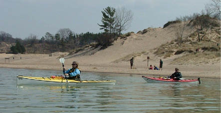 NWIPA members paddling canoes and kayaks along the waterways of Northwest Indiana.