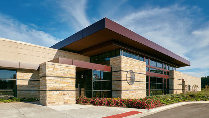 Urschel Laboratories’ newest facility incorporates energy-efficient features to infringe as little as possible on Chesterton’s natural Coffee Creek area.