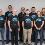 Arconic Power and Propulsion, La Porte Engineering Team—Back Row (L to R): Ryan Garwood, Bob Gifford, Chris Kraynak, Josh Smith, Nancy Bailey, and David Miller Front Row (L to R): Mike Pillow, Byron Marben, Ethan Ramey, and Kelly Hague Not Pictured: Andy Sickinger, Shane Wright, Jody Warner, and Nathan Rarick