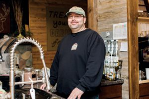 Jeff Conti, owner of the Coffee Cabin