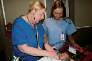 Job shadowing at Community Hospital