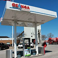 Compressed natural gas station in Gary, Ind.