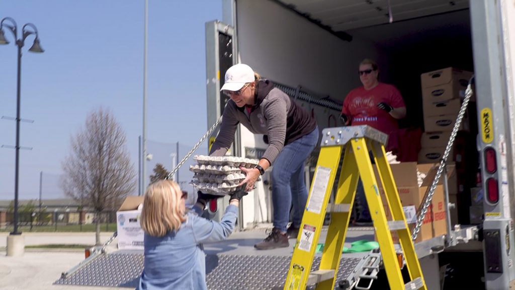 Latitude helps with donations