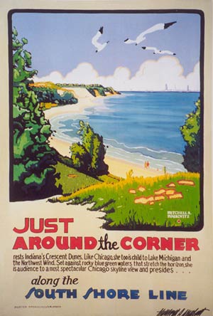 Just Around the Corner poster series