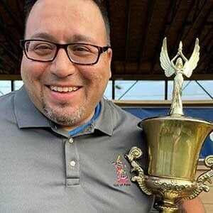 Dino Ramirez, who played on Team USA’s wheelchair softball team in 2017 and 2018, was inducted into the USA Wheelchair Softball Hall of Fame.