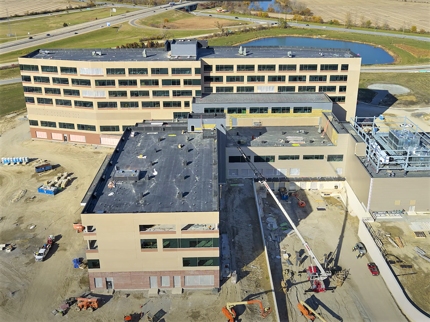 More Access To Patient Care Northwest Indiana Business Magazine   FHCP Construction Update Drone Image 3 11.22 