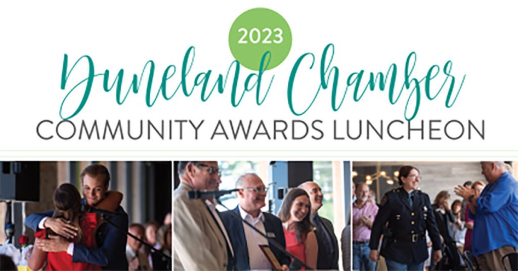 The Duneland Chamber of Commerce 2023 Community Awards logo