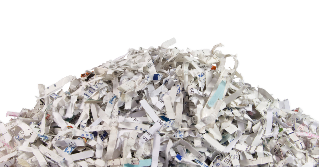 Paper shredding